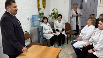 Николай Скаскевич провел встречу с трудовыми коллективами структурных подразделений Пружанской ЦРБ